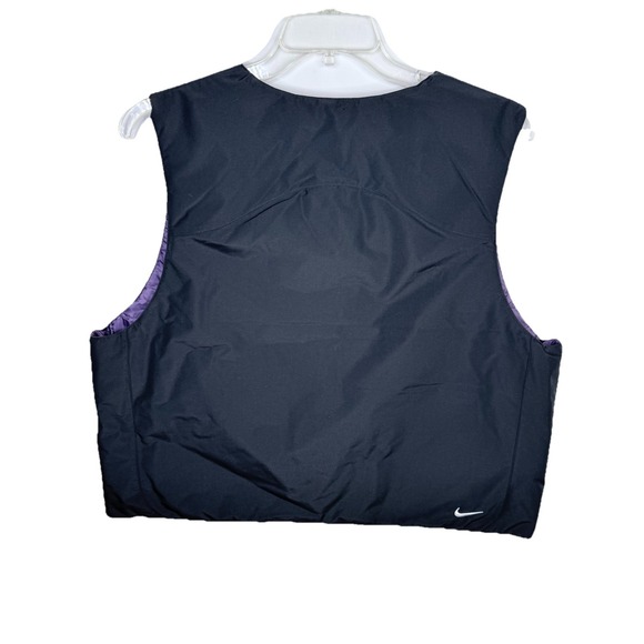 Nike ACG Skull Peak PrimaLoft Reversible Vest Lightweight Black Purple Mens Sz L - Picture 8 of 12